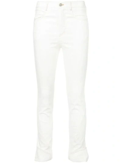 Shop Area Slim Fit Skinny Jeans In White