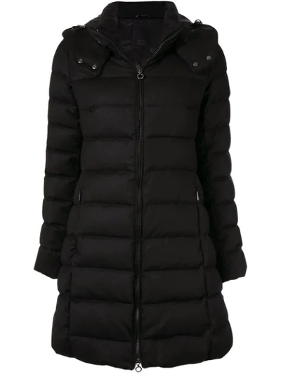 Shop Tatras Hooded Puffer Jacket In Black