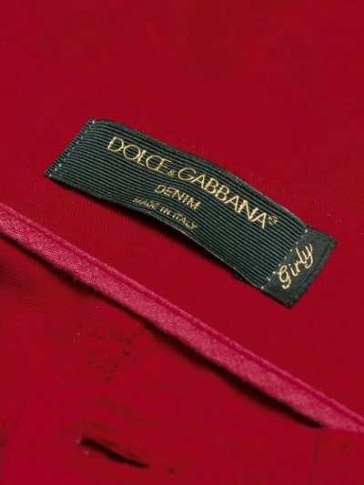 Shop Dolce & Gabbana Skinny Jeans - Red