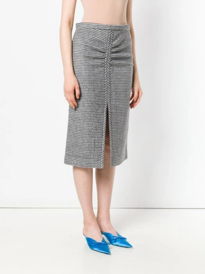 Shop N°21 Knitted Midi Skirt In Black
