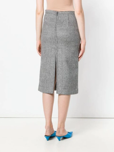 Shop N°21 Knitted Midi Skirt In Black