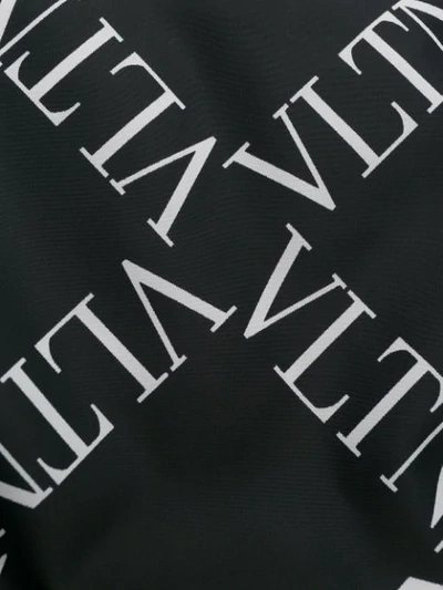 Shop Valentino Vltn Padded Gilet In Black