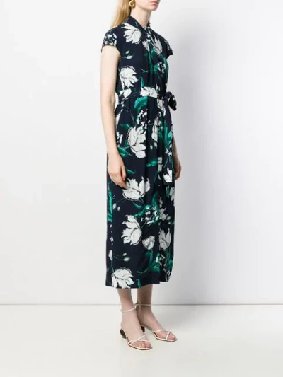 Shop Erdem Finn Dress In Blue