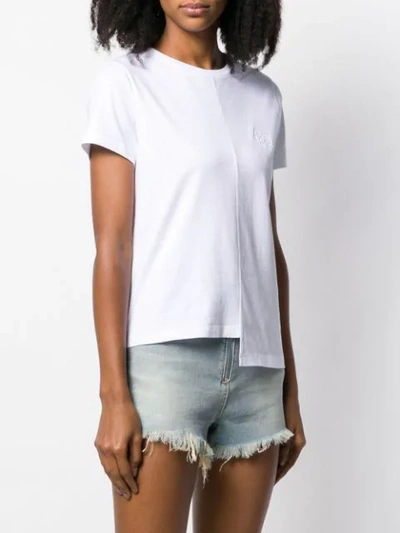 Shop Loewe Asymmetric Hem T In White