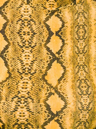 Shop Andamane Snakeskin Print Sweatshirt In Yellow