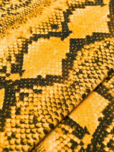 SNAKESKIN PRINT SWEATSHIRT