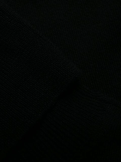 Shop Allude Roll Neck Jumper In 90 Black