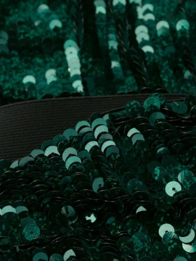P.a.r.o.s.h Sequin Embellished Trousers In Green