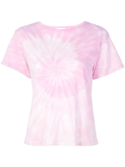 Shop Re/done Tie Dye T In Pink
