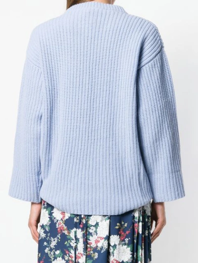 Shop Act N°1 Asymmetric Sweater - Blue