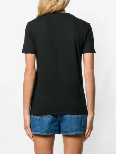 Shop Emilio Pucci Logo Print T-shirt In Black
