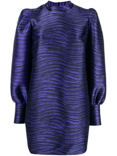 Shop Andamane Baylee Dress In Purple ,black