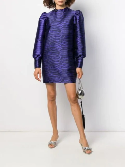 Shop Andamane Baylee Dress In Purple ,black