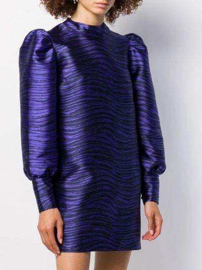 Shop Andamane Baylee Dress In Purple ,black