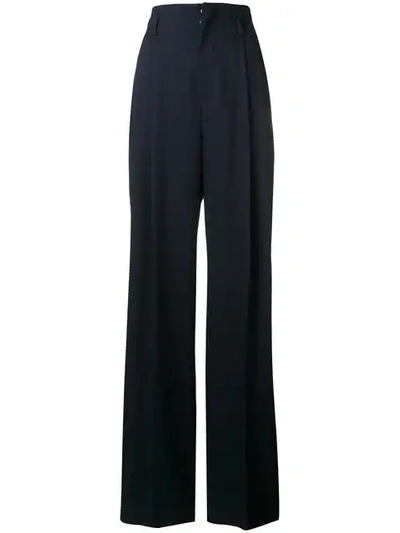 Shop Dsquared2 Flared Trousers In Blue