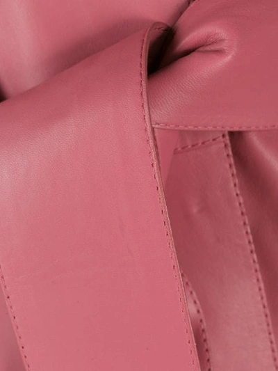 Shop Loewe Belted Oversized Coat In Pink