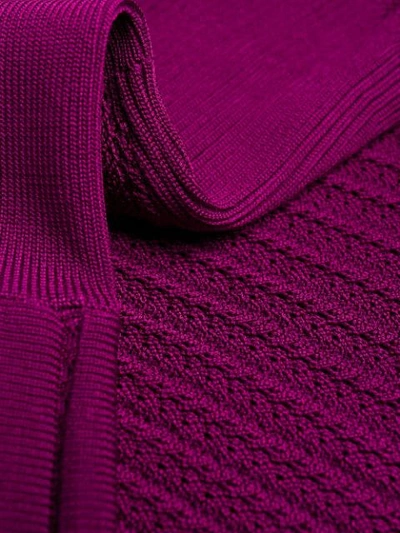 Shop Pinko Knitted Midi Dress In Purple