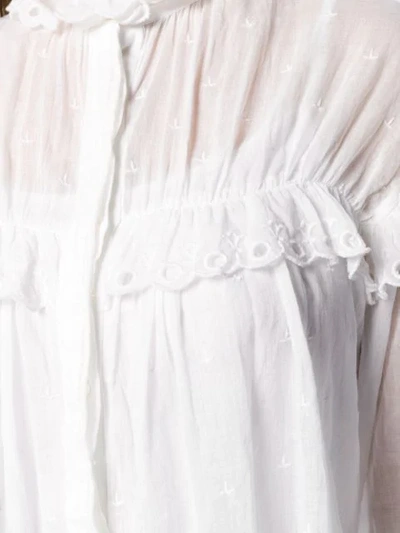 Shop Isabel Marant Étoile Elmira Shirt In White