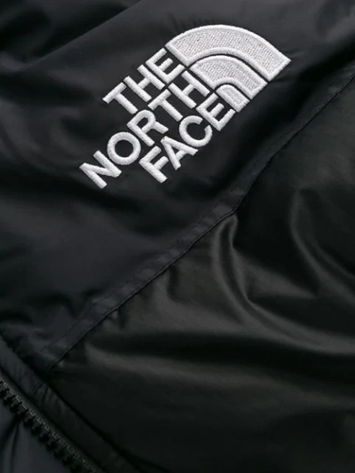 Shop The North Face Contrast Logo Padded Jacket In Black