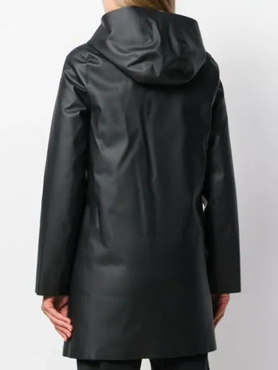 Shop Rrd Hooded Waterproof Coat In Black