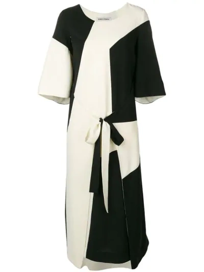 Shop Henrik Vibskov Color-block Dress In White