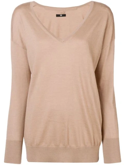 Shop Max & Moi Cashmere V-neck Sweater - Brown