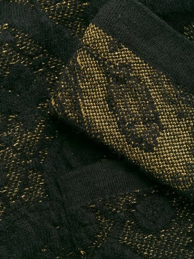 Shop Etro Floral Pattern Belted Coat In Black