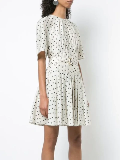 Shop Diane Von Furstenberg Polka Dot Dress In White