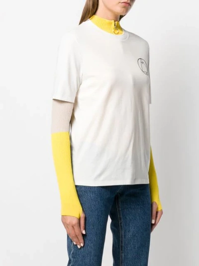 Shop J. Lindeberg Monique T-shirt In White