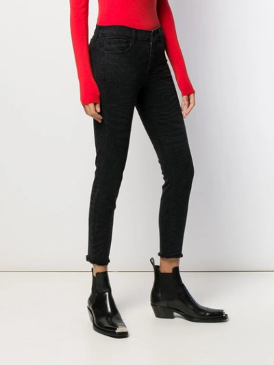 Shop J Brand Cropped Skinny Jeans In Black