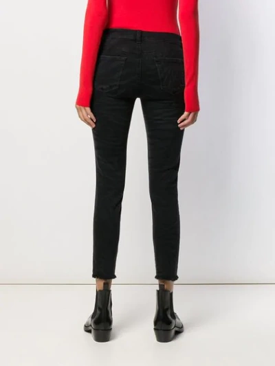 Shop J Brand Cropped Skinny Jeans In Black