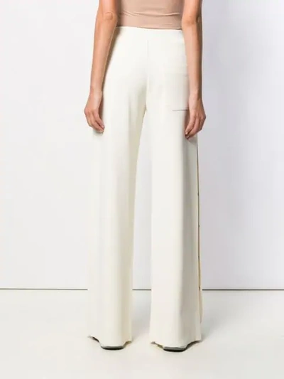 Shop Mrz Snap-fastening Trousers In White