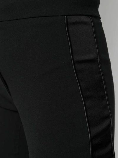 Shop Galvan Tuxedo Trousers In Black