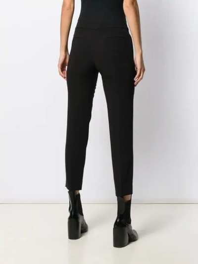 CHLOÉ SLIM-FIT CROPPED TROUSERS - 黑色