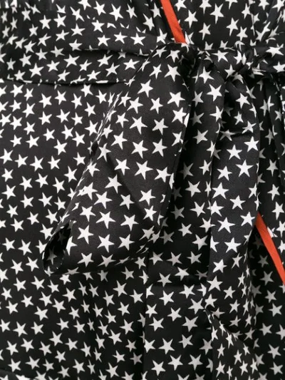 Shop Love Stories Star Print Robe - Black