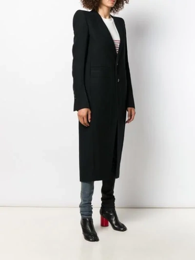 Shop Rick Owens Neue Coat In Black