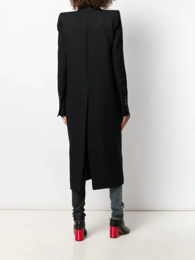 Shop Rick Owens Neue Coat In Black