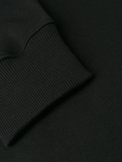 Shop Jw Anderson Gates Embroidered Sweatshirt In Black