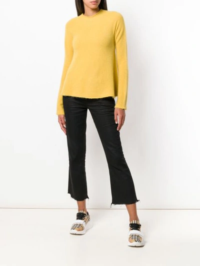 Shop Aspesi Round Neck Jumper - Yellow