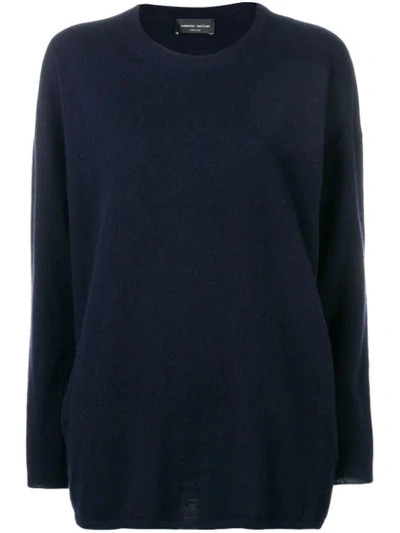 Shop Roberto Collina Loose Knit Sweater In Blue
