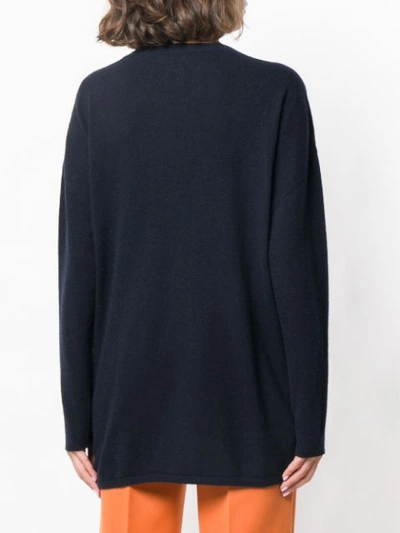 ROBERTO COLLINA LOOSE KNIT SWEATER - 蓝色