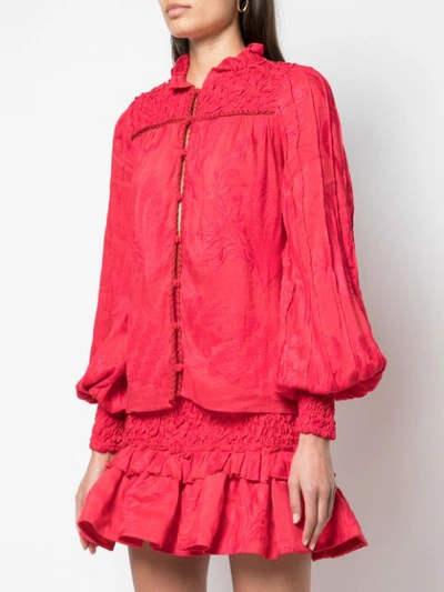 Shop Alexis Jacki Blouse In Red