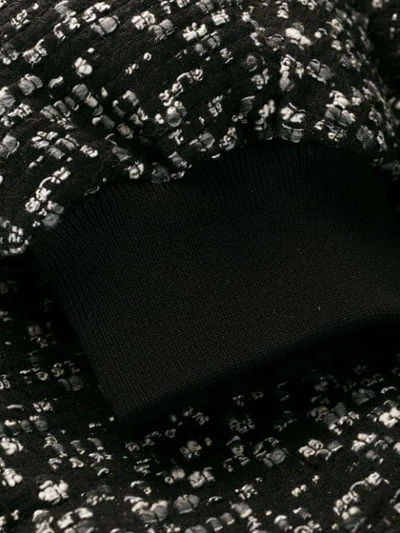 Shop Giambattista Valli Tweed Puffer Jacket In Black