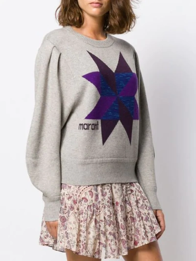 ISABEL MARANT ÉTOILE KYALL PULLOVER - 灰色