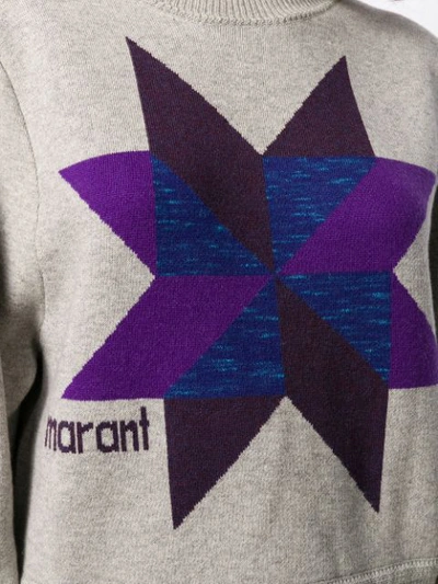 Shop Isabel Marant Étoile Kyall Sweater In 02 Medium Grey