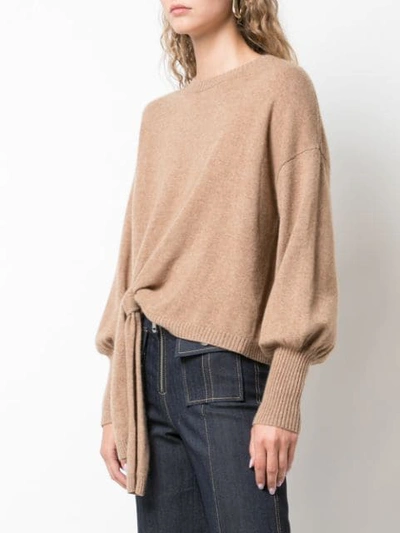 Shop Cinq À Sept Clerisa Sweatshirt In Brown