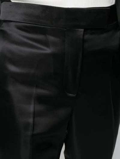 Shop Helmut Lang Slim Fit Trousers In 001 Black