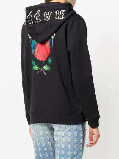 Shop Coach X Disney Happy Hoodie In Blue