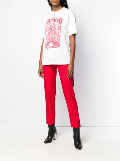 Alexander Mcqueen White Oversized T-shirt In White