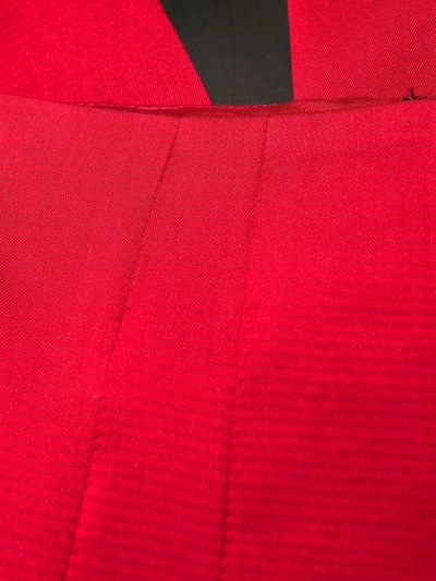 Nº21 FLORAL PRINT PENCIL SKIRT - 红色